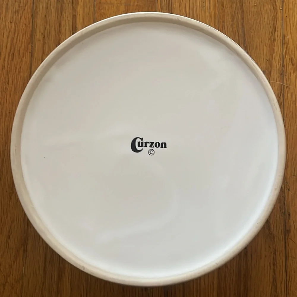 New Curzon Ceramic GOOD DOG Pet food/water/bowl/dish Bone with a Bow